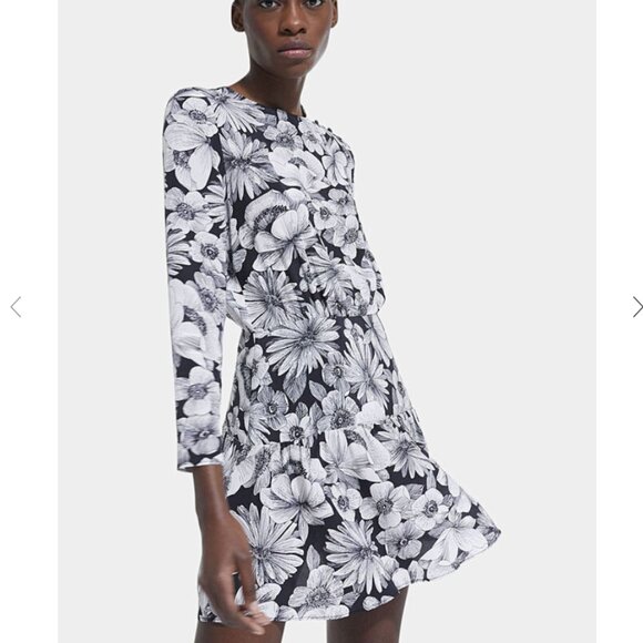 Silk Floral Mini Dress from The Kooples — Effortless Chic - Picture 3 of 12